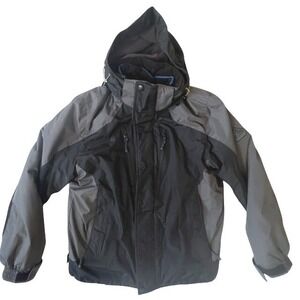 ZeroXposur Men's Hooded Ski Jacket Insulated Waterproof Winter Coat M Outdoor